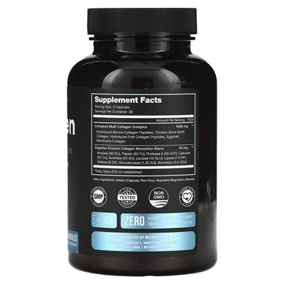 Nutrachamps, kolagen, 90 kapsułek
