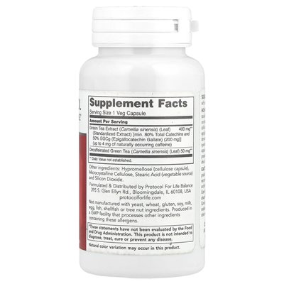 Life Balance Protocol, Grüntee-EGCG-Extrakt, 200 mg, 90 Gemüsekapseln