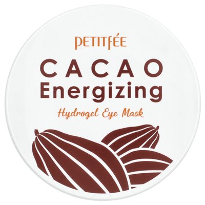 Petitfee, Cacao Energia Energy Hydrożel Eye Mask, 60 łatek, 84 g