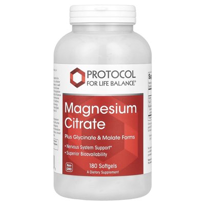 Life Balance Protocol, Magnesiumcitrat, 180 Soft