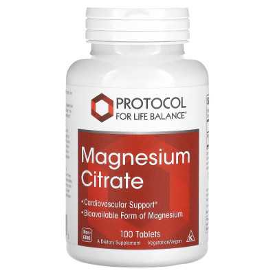 Protokół równowagi życiowej, cytrynian magnezu, 100 tabletek Protokół równowagi życiowej, cytrynian magnezu, 100 tabletek