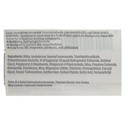 Neutrogena, Clear Coverage, farbkorrigierender Concealer, Deep Peach (dunkle Flecken), 0,24 fl oz (7,1 ml)