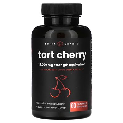 NutrachAmps, Sauerkirsche, 12.000 mg, 60 vegane Kapseln