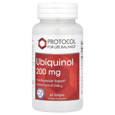 Life Balance Protocol, Ubikinol, 200mg, 60 soft