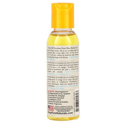 Okay Pure Naturals, Blended Shea Butter Oil, 2 fl oz (59 ml)