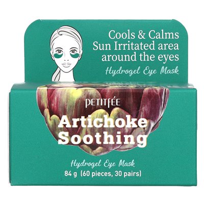 Petitfee, Karichoke Soothing, Hydrożel Eye Mask, 60 ml, 84 g