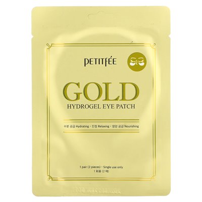 Petitfee, Gold-Hydrogel-Augenpflaster, 1 Paar