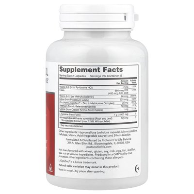 Life Balance Protocol, Ortho Thyroid ™, 90 Kapseln