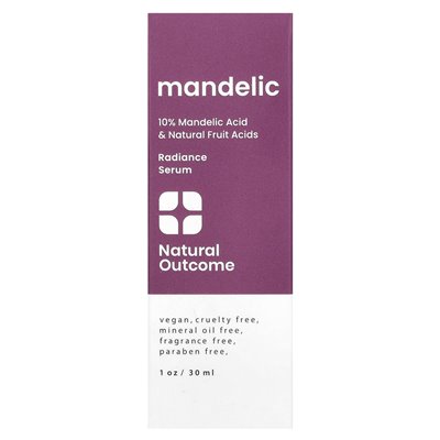 Natural Result, Mandelic, Glow Serum, parfümfrei, 1oz (30ml)