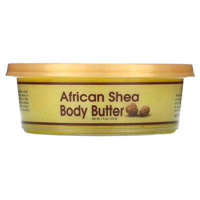 OK PURE Naturals, afrykańskie masło do ciała shea, na skórę i włosy, 7,5 uncji (212 g)
