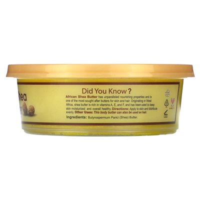 OK PURE Naturals, afrykańskie masło do ciała shea, na skórę i włosy, 7,5 uncji (212 g)