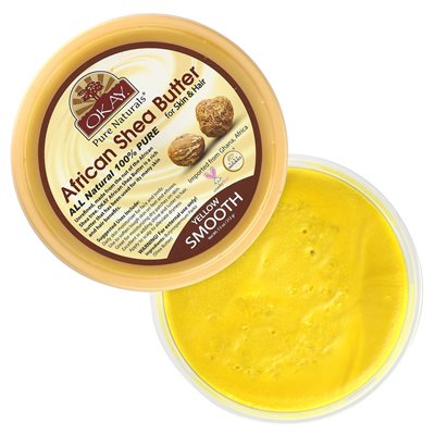 OK PURE Naturals, afrykańskie masło do ciała shea, na skórę i włosy, 7,5 uncji (212 g)
