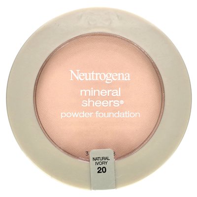 Neutrogena, Sherry Mineral, Powder Foundation, Natural Ivory 20, 0.34 oz (9.6 g)