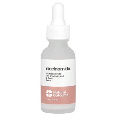 Naturalny wynik, niacynamid, surowica B-Boost, bez zapachu, 1 uncja (30 ml)