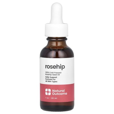 Naturalny wynik, 100% na zimno olej z nasion dzikiej róży, 1 uncja (30 ml)