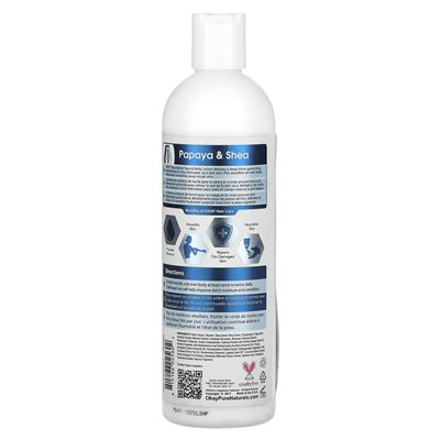 OK Pure Naturals, Hand &amp Body Bals, Papaya &amp Shea, 12 Fl Oz (355 ml)