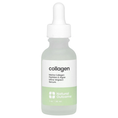 Naturalny wynik, kolagen, ultra uderzeniowa surowica, zapach bez zapachu, 1 uncja (30 ml)