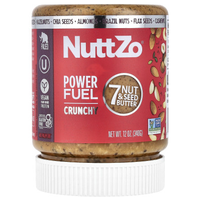Nuttzo, Power Fuel, 7-Nuss- und Samenbutter, knusprig, 12 oz (340 g)