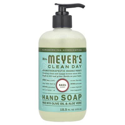 Pani Meyers czysty dzień, mydło rąk, zapach bazylii, 12,5 fl oz (370 ml) Pani Meyers czysty dzień, mydło rąk, zapach bazylii, 12,5 fl oz (370 ml)