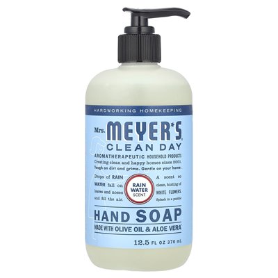 Pani Meyers czysty dzień, mydło rąk, woda deszczowa, 12,5 fl oz (370 ml)