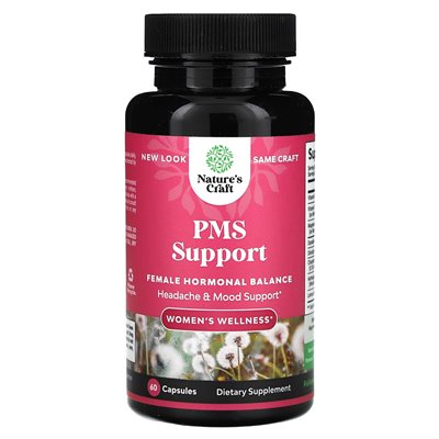 Nature's Craft, Women Wellness, Wsparcie PMS, 60 kapsułek Nature's Craft, Women Wellness, Wsparcie PMS, 60 kapsułek