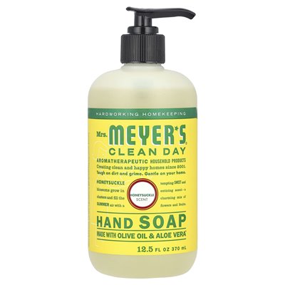 Pani Meyers czysty dzień, mydło rąk, wiciokrzew, 12,5 fl oz (370 ml)
