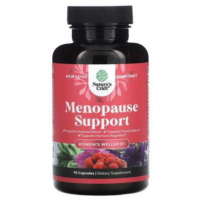 Nature's Craft, Women Wellness, Menopauzy Support, 90 kapsułek