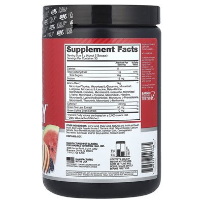 Optymalne odżywianie, Essential Amin.O.Energy®, Fruit Fusion, 9,5 uncji (270 g)