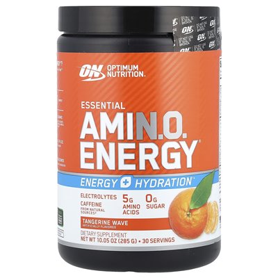 Optymalne odżywianie, Essential Amin.O.Energia + elektrolity, fala mandarynkowa, 10,05 uncji (285 g) Optymalne odżywianie, Essential Amin.O.Energia + elektrolity, fala mandarynkowa, 10,05 uncji (285 g)