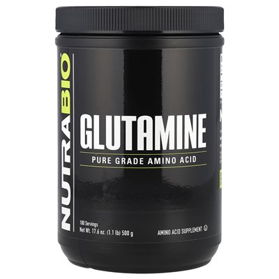 Nutrabio, glutamina, 1,1 funta (500 g)