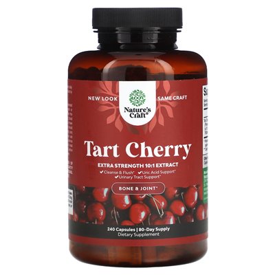 Nature's Craft, Tart Cherry, 240 kapsułek