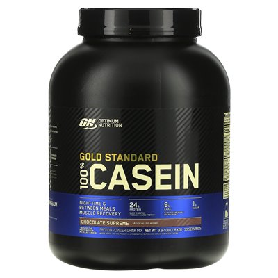 Optimum Nutrition, Gold Standard® 100% kazeina, czekolada Supreme, 3,97 funtów (1,8 kg) Optimum Nutrition, Gold Standard® 100% kazeina, czekolada Supreme, 3,97 funtów (1,8 kg)