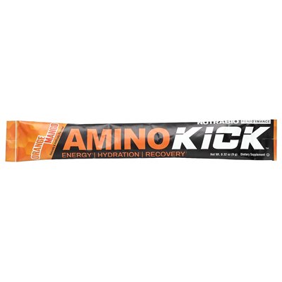 Nutrabio, kopnięcie aminowe, pomarańczowe mango, 1 paczka, 0,32 uncji (9 g)