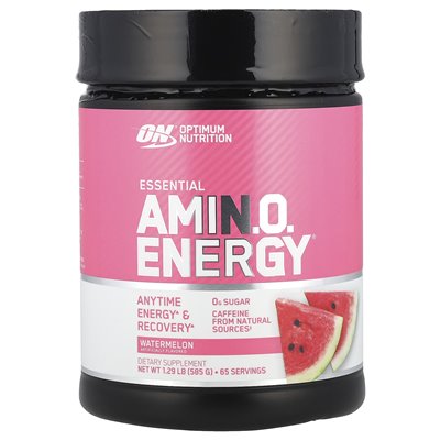 Optimum Nutrition, Niezbędne AMIN.O. ENERGIA, Arbuz, 1.29 lb (585 g)