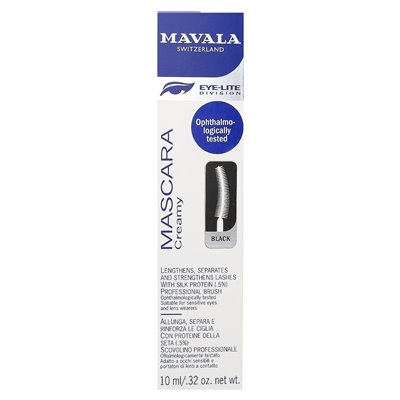 Mavala, tusz do rzęs kremowy, czarny, 0,32 uncji (10 ml) Mavala, tusz do rzęs kremowy, czarny, 0,32 uncji (10 ml)