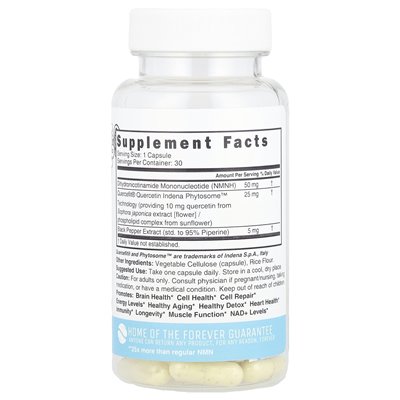 Nature's Fusions, NMNH, 50 mg, 30 wegańskich kapsułek