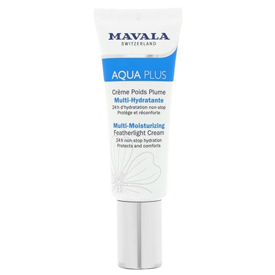 Mavala, Aqua Plus, mehrfach feuchtigkeitsspendende, federleichte Creme, 1,5 fl oz (45 ml)