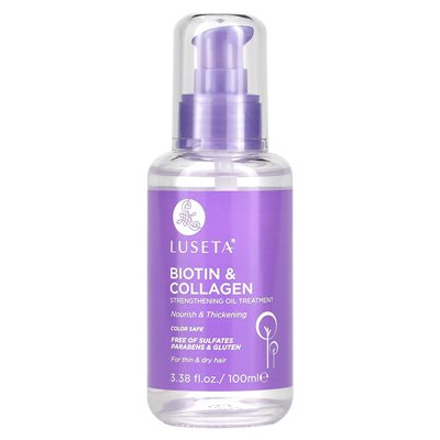 Luseta Beauty, Biotin & Kollagen, stärkendes Öl, 3,38 Fl Oz (100 ml)