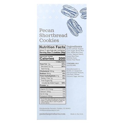 Pamela's Products, Pekannuss-Schaubrot-Kekse, 6,25 oz (177 g)