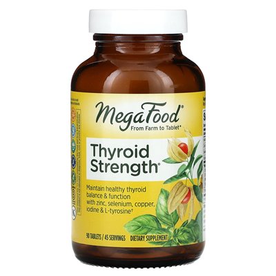 Megafood, Thyroid Power, 90 Tabletten