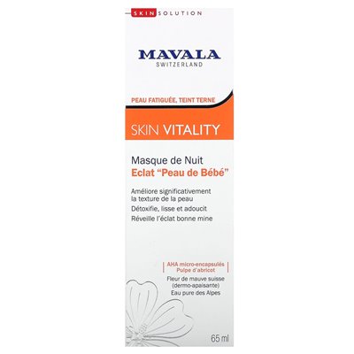 Mavala, SkinVitality, Sleeping Beauty Mask, 2,2 uncji (65 ml)