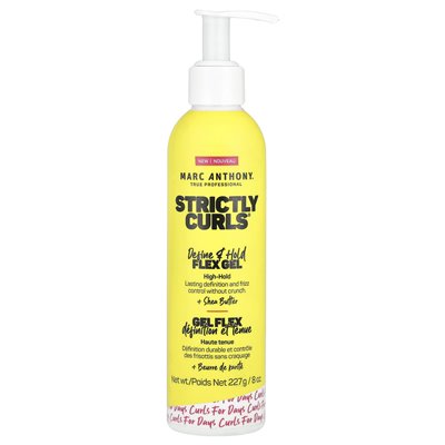 Marc Anthony, Strictly Curls®, definiuj i trzymaj żel Flex, 8 uncji (227 g)
