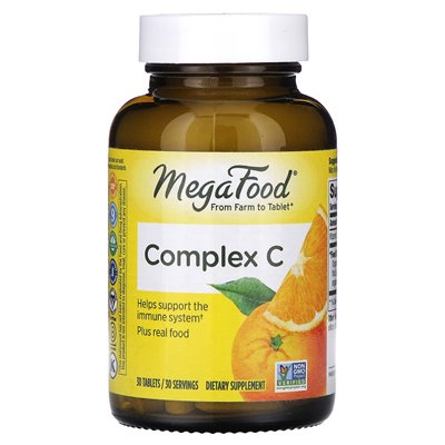 Megafood, Complex C, 30 tabletek