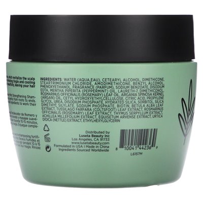 Luseta Beauty, Rosemary Mint Complex, Maska do włosów, dla wszystkich rodzajów włosów, 16,9 fl oz (500 ml) Luseta Beauty, Rosemary Mint Complex, Maska do włosów, dla wszystkich rodzajów włosów, 16,9 fl oz (500 ml)