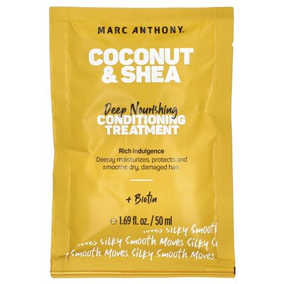 Marc Anthony, głębokie odżywcze leczenie, Coconut &amp Shea, 1,69 fl oz (50 ml)