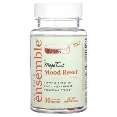 Megafood, Women's Team, Mood Reset, 30 Capsules