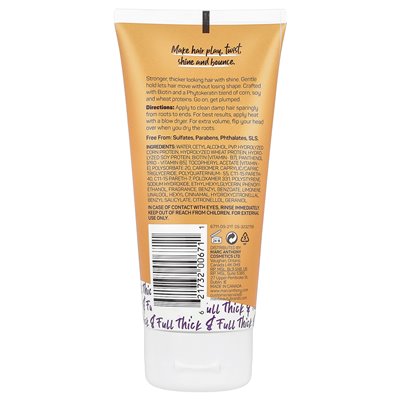 Marc Anthony, natychmiast gruby + Biotin ™, puplum i podnoszenie kremu do stylizacji, 4,93 uncji (140 g)