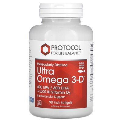 Life Balance Protocol, Ultra Omega 3-D, 90 Fisch, weich