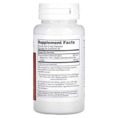 Life Balance Protocol, Mucus Extract, 400mg, 90 Vegetable Capsules