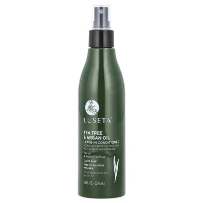 Luseta Beauty, Tree Tree &amp Argan Oil, odżywka do odżywek, dla uszkodzonych i tłustej włosów, 8,5 fl oz (251 ml)